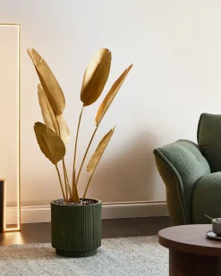 Pianta artificiale BANANA TREE 123 cm Oro