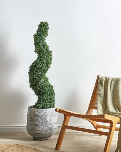 Pianta artificiale BOXWOOD SPIRAL TREE 120 cm Verde