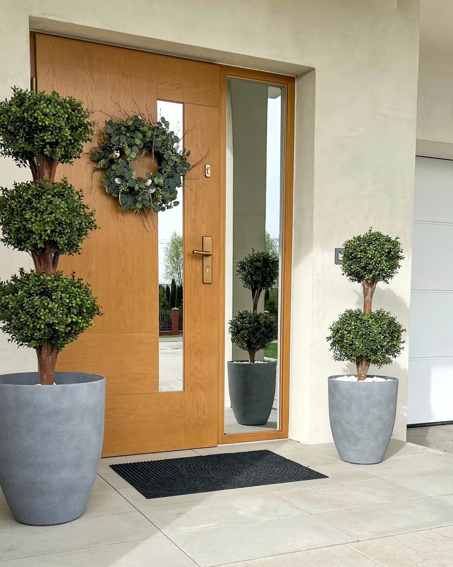 Pianta artificiale BUXUS BALL TREE 92 cm Verde