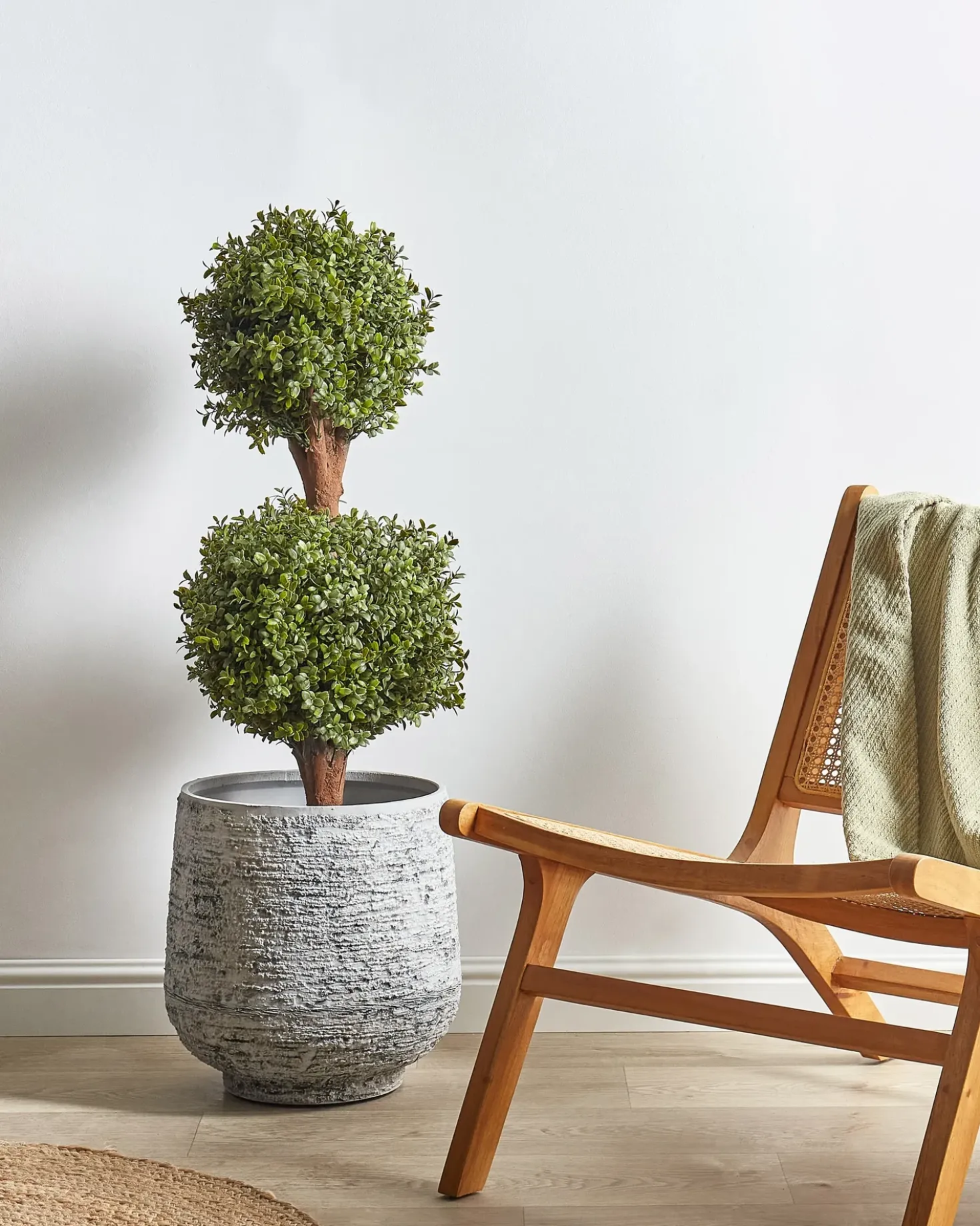 Pianta artificiale BUXUS BALL TREE 92 cm Verde