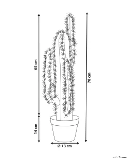 Pianta artificiale CACTUS 78 cm Verde
