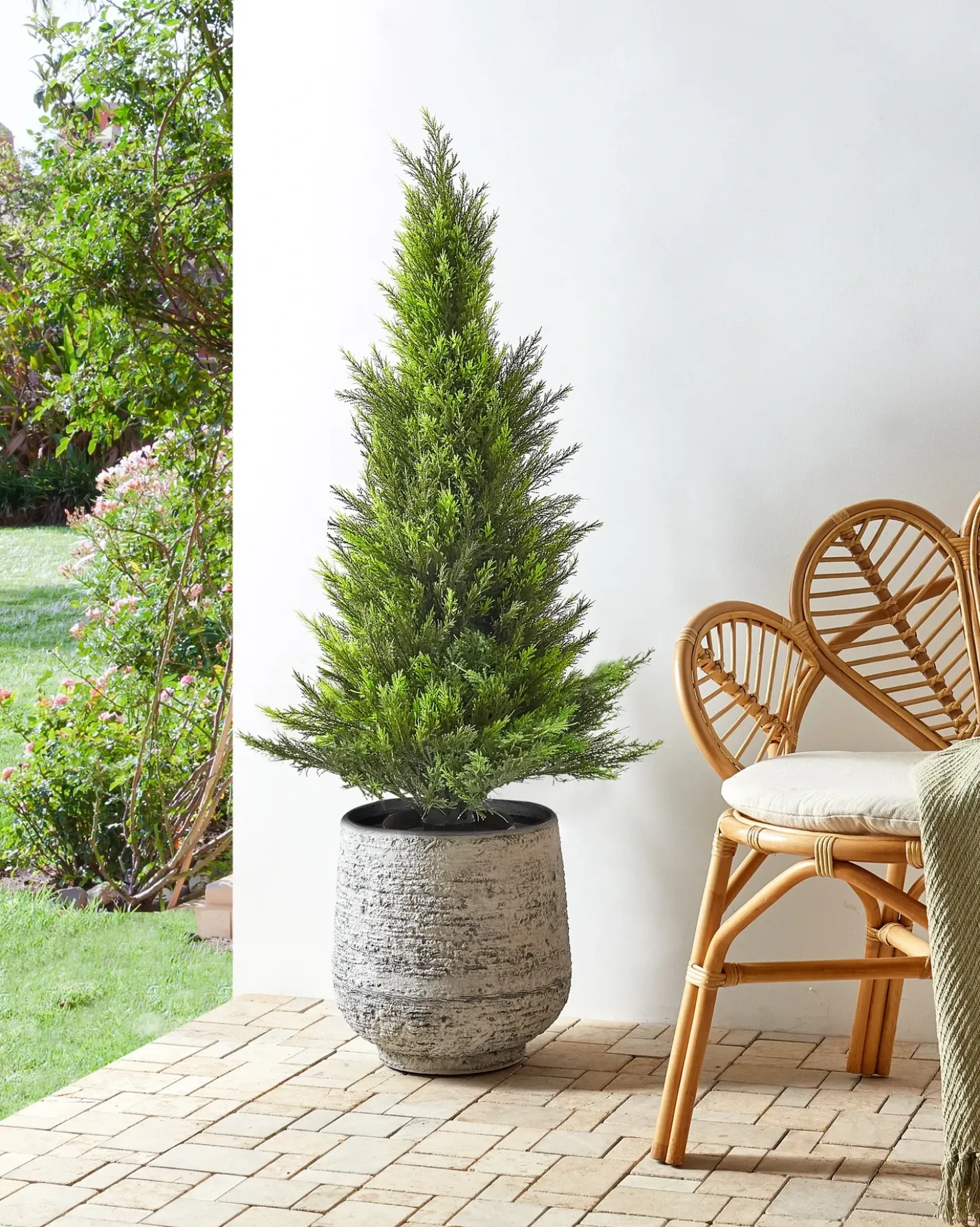 Pianta artificiale CEDAR TREE 120 cm Verde