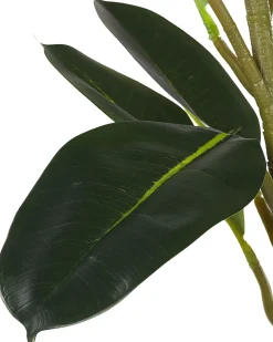Pianta artificiale FICUS ELASTICA 134 cm Verde