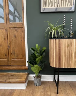 Pianta artificiale FIDDLE LEAF TREE 72 cm Verde