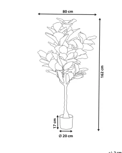 Pianta artificiale FIG TREE 162 cm Verde