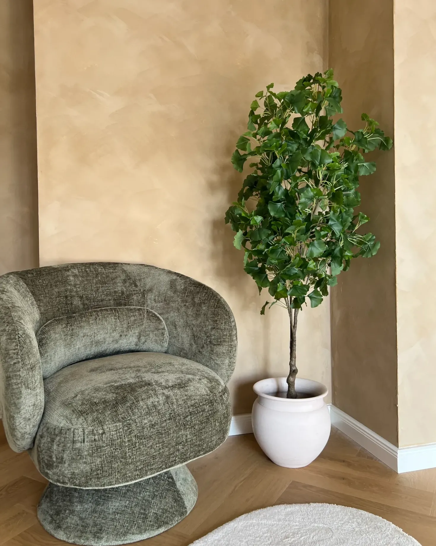Pianta artificiale GINKGO TREE 150 cm Verde