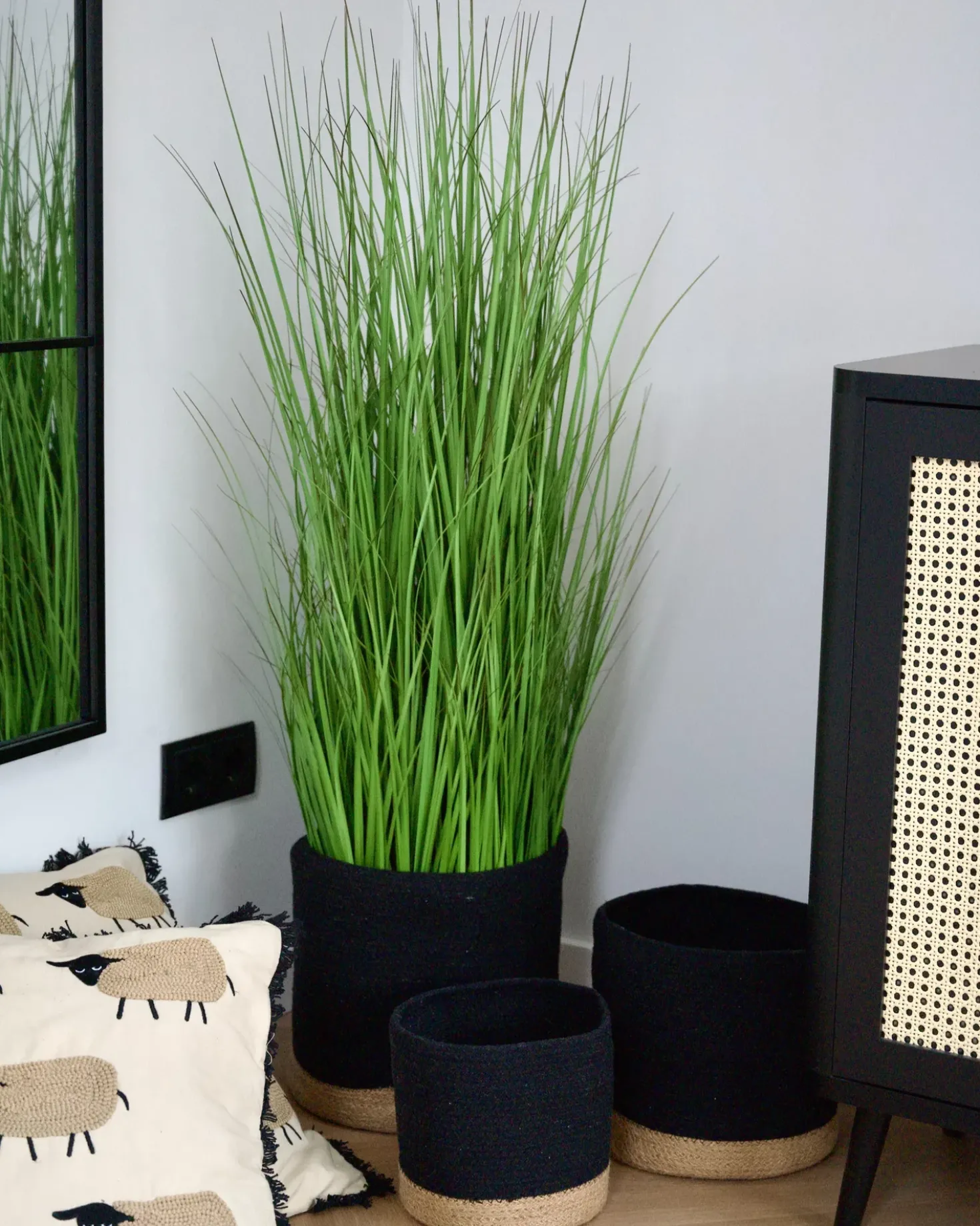 Pianta artificiale GRASS 120 cm Verde
