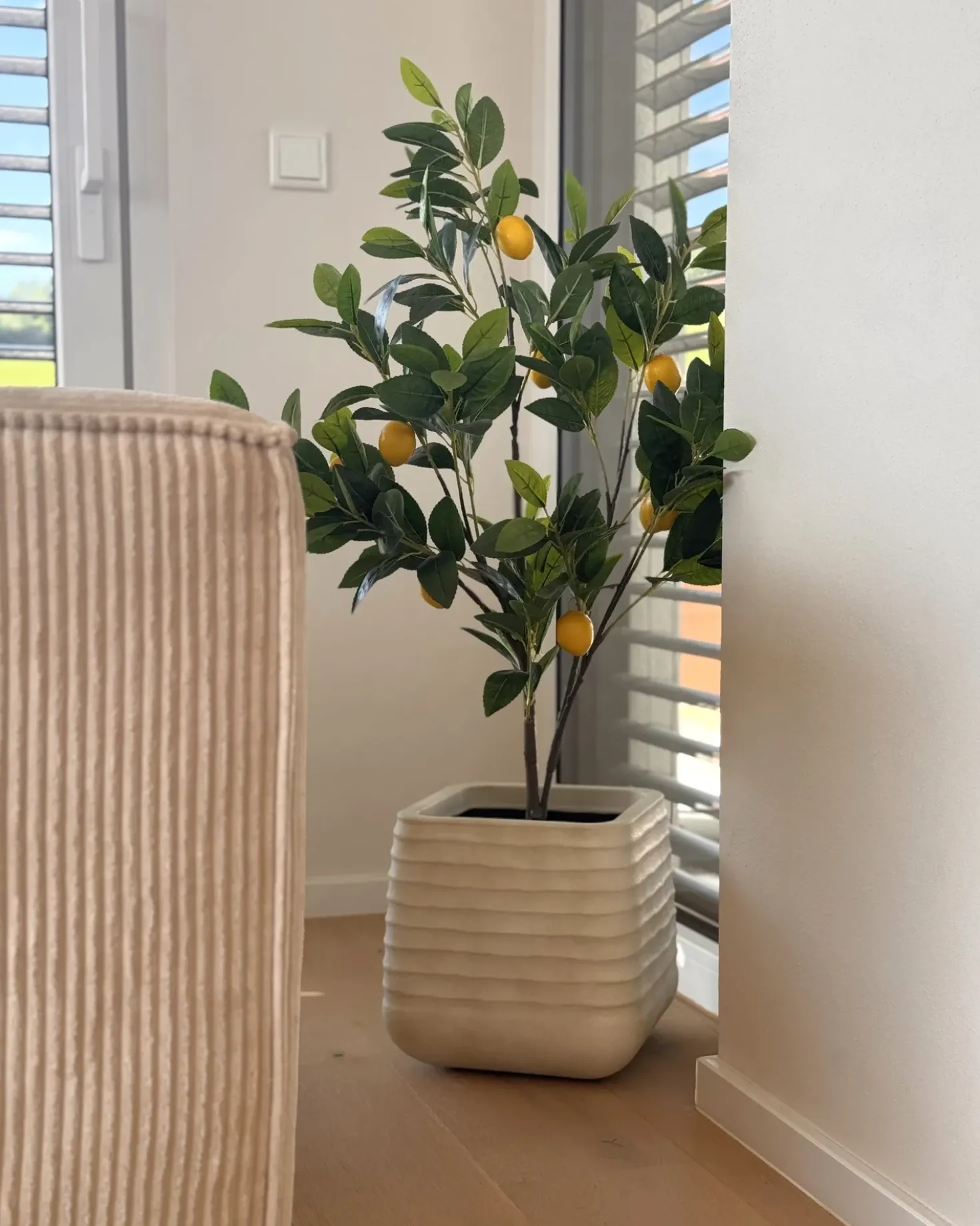 Pianta artificiale LEMON TREE 105 cm Verde
