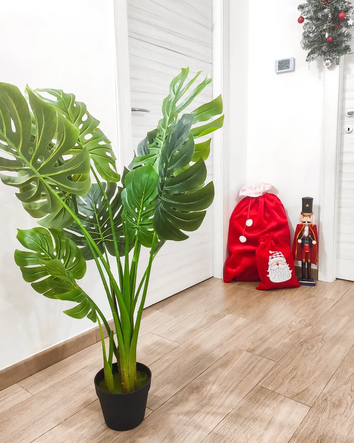 Pianta artificiale MONSTERA PLANT 113 cm Verde