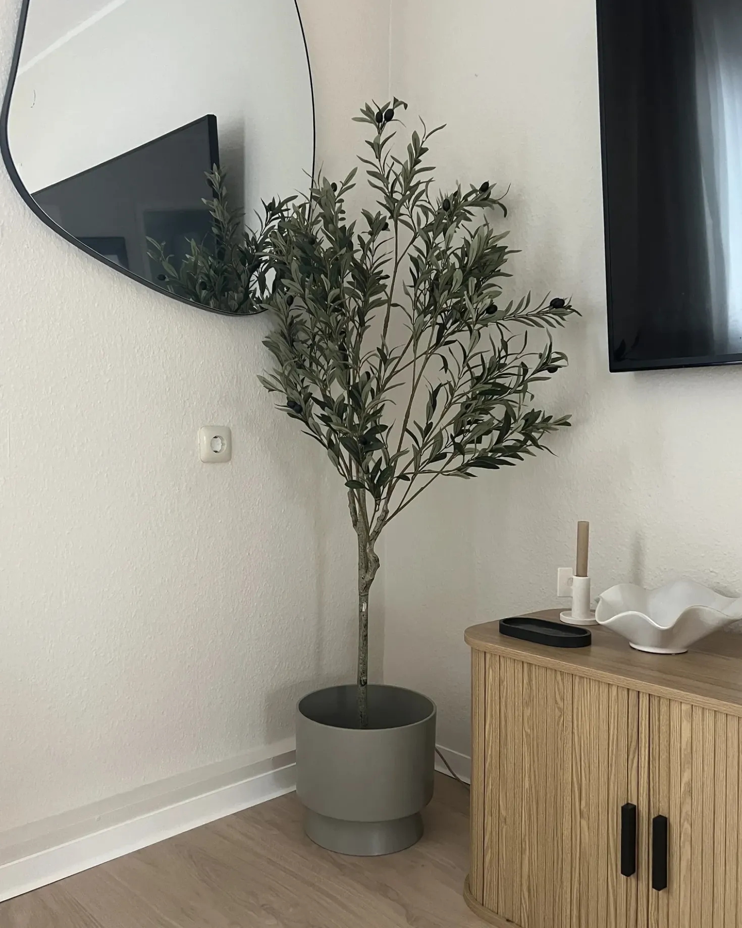 Pianta artificiale OLIVE TREE 153 cm Verde