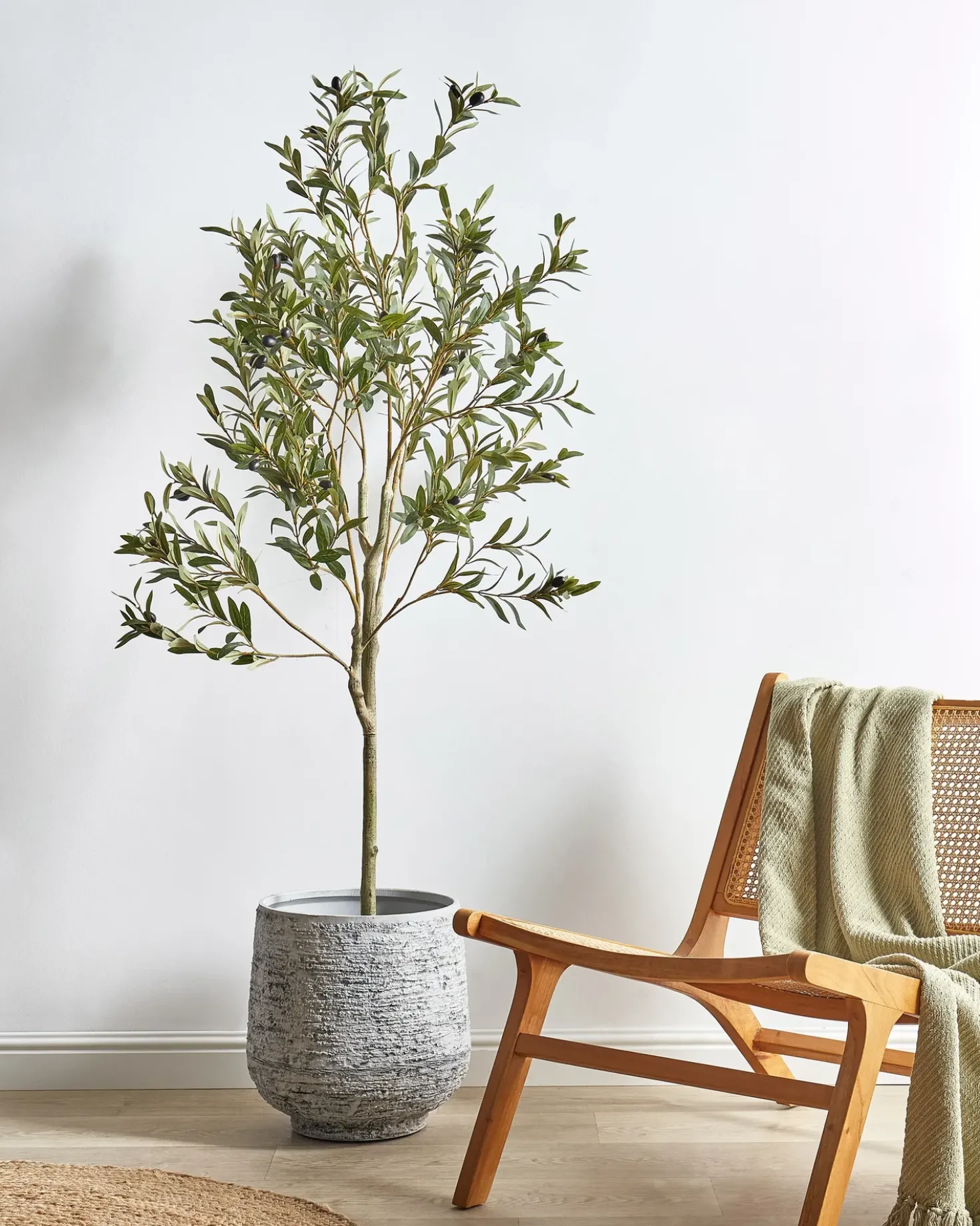 Pianta artificiale OLIVE TREE 153 cm Verde