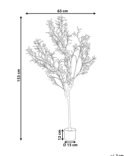 Pianta artificiale OLIVE TREE 153 cm Verde