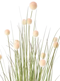 Pianta artificiale POMPOM GRASS 120 cm Verde