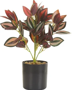 Pianta artificiale TRADESCANTIA 35 cm Rosso