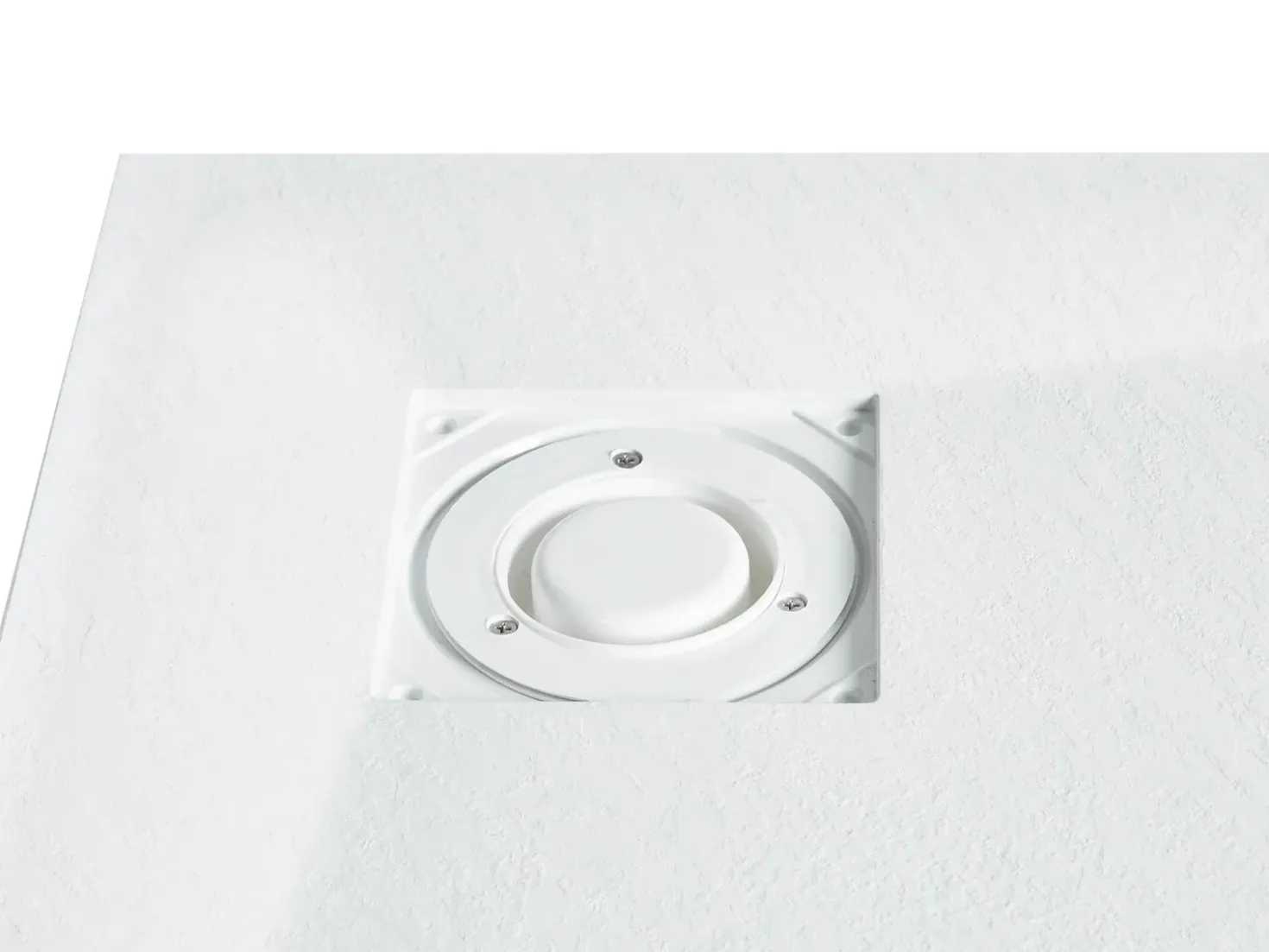 Piatto doccia PARON 80 x 80 x 3 cm Bianco