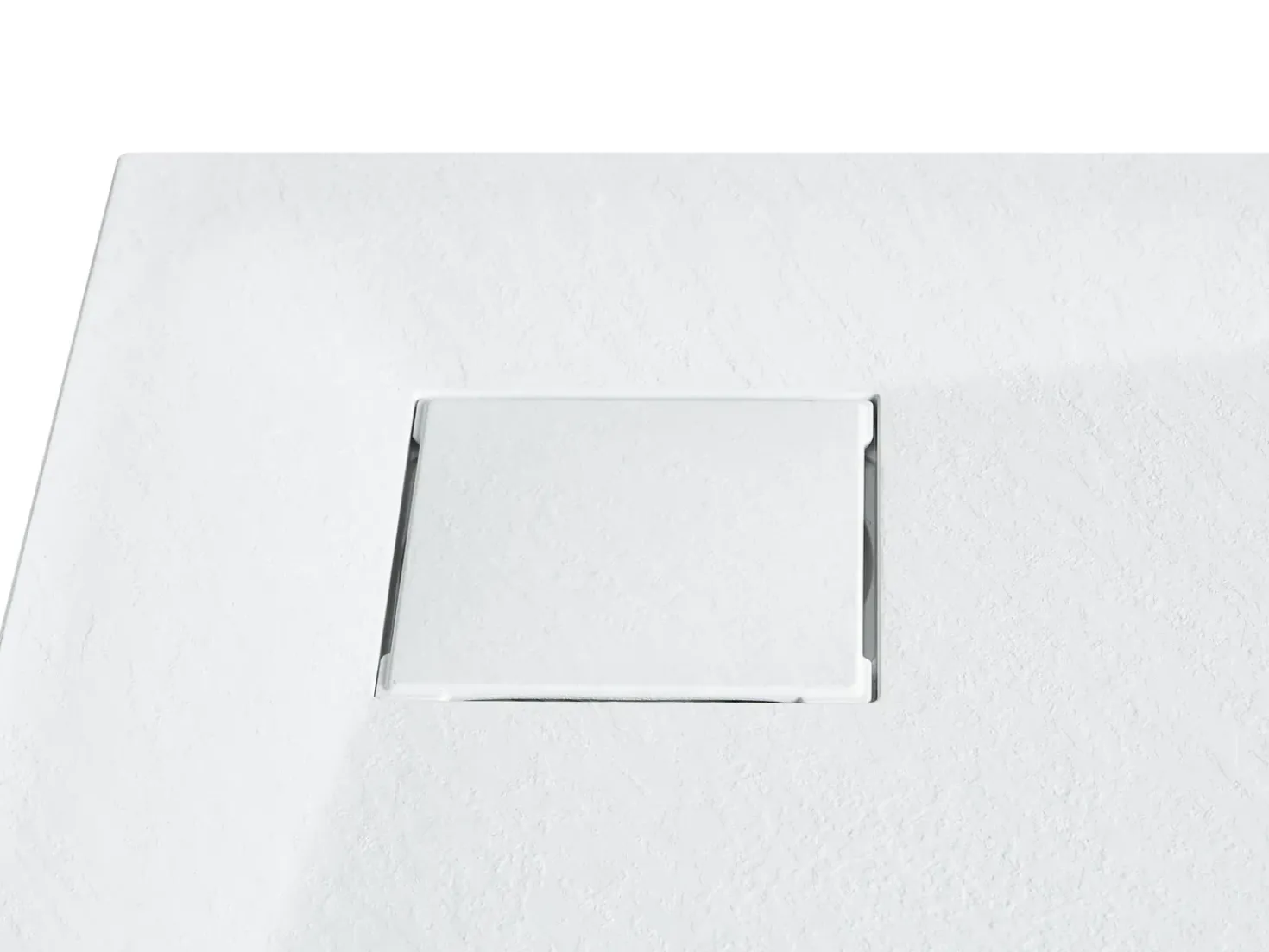 Piatto doccia PARON 80 x 80 x 3 cm Bianco