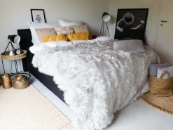 Piumone DELICE 200 x 220 cm Grigio chiaro