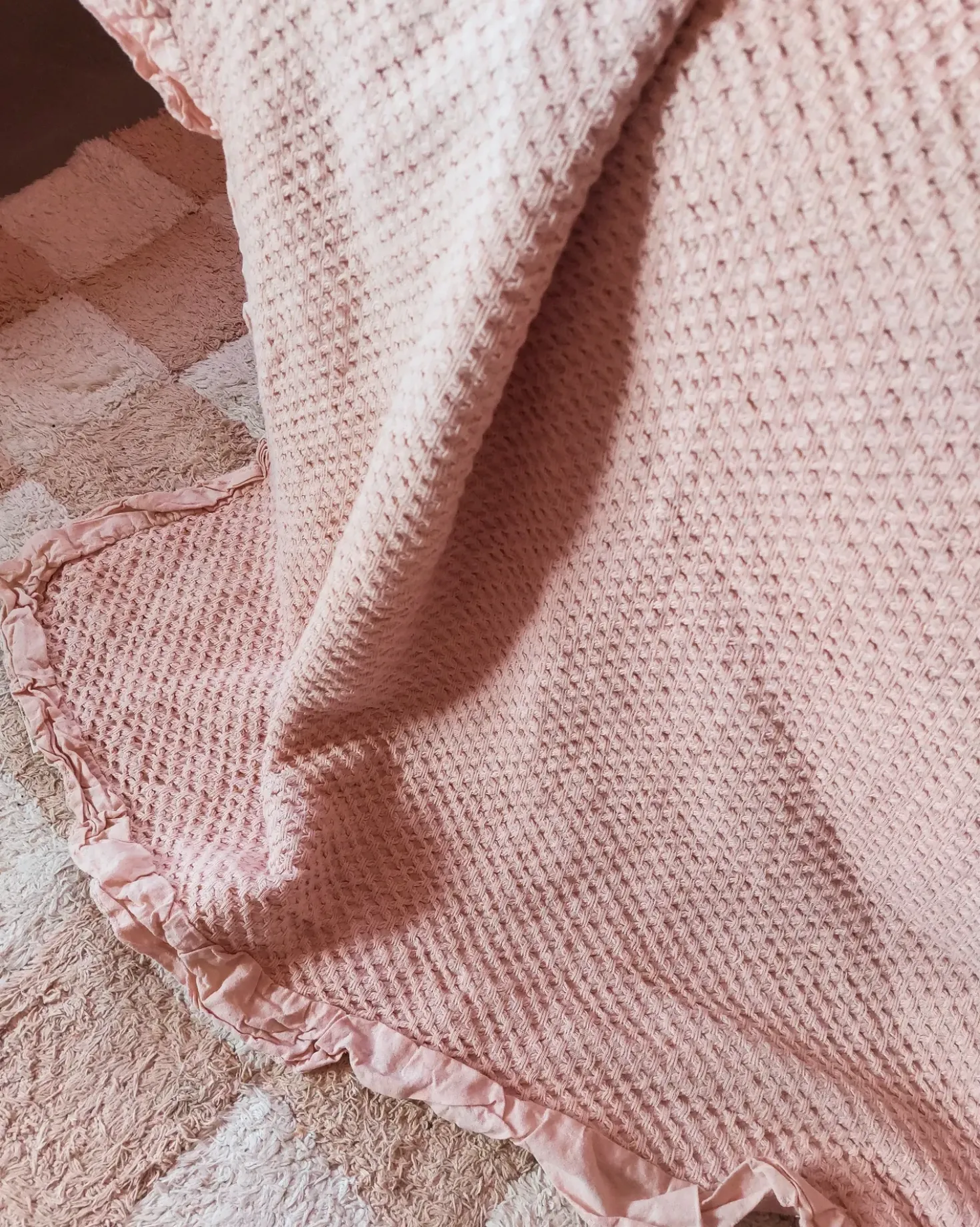 Piumone HATTON Cotone 220 x 240 cm Rosa pastello
