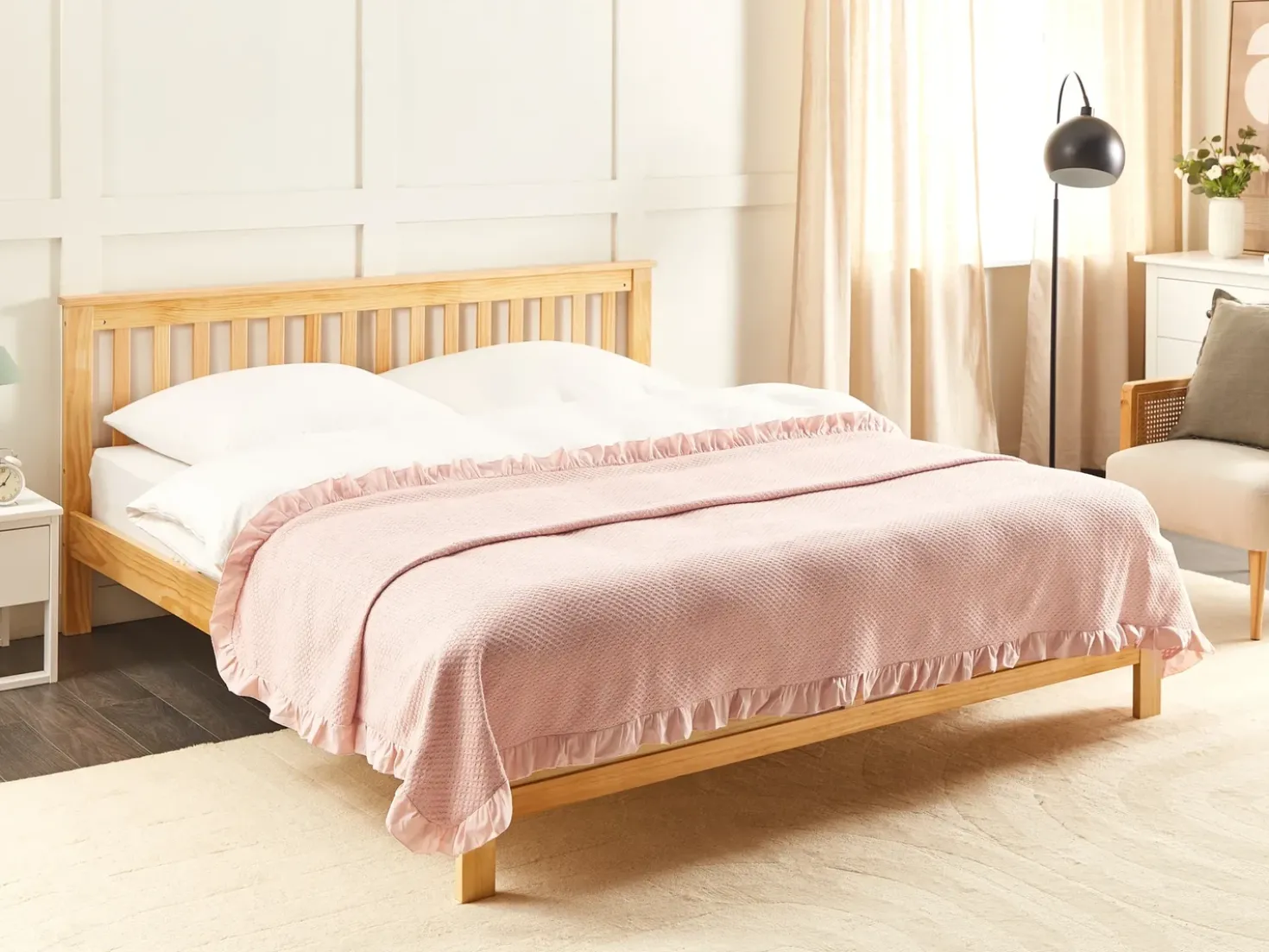 Piumone HATTON Cotone 220 x 240 cm Rosa pastello