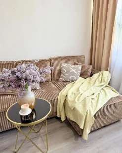 Piumone MARAKA Cotone 150 x 200 cm Beige chiaro