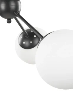 Plafoniera ADAWRO Metallo Nero/Bianco