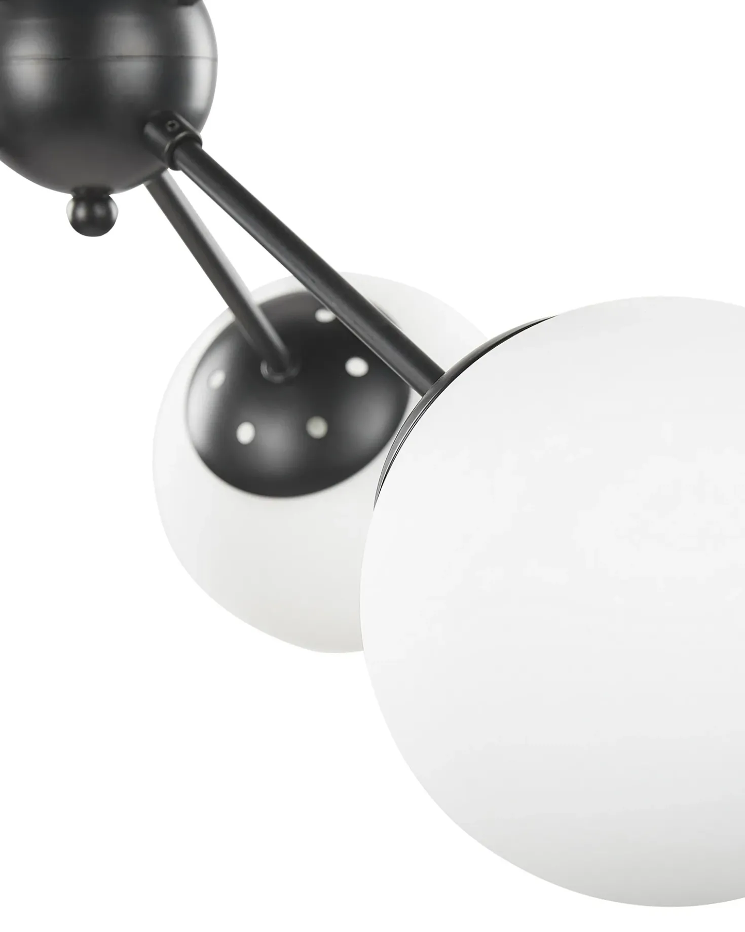Plafoniera ADAWRO Metallo Nero/Bianco