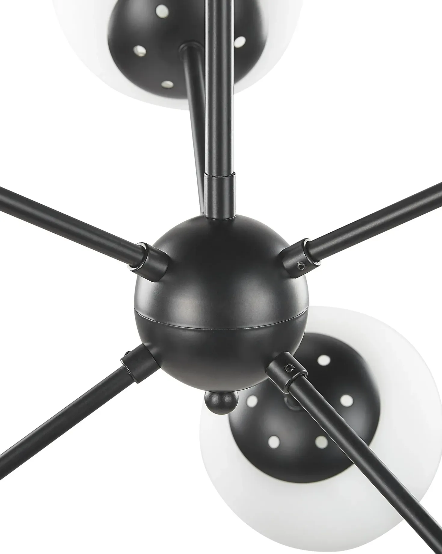 Plafoniera ADAWRO Metallo Nero/Bianco