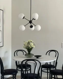 Plafoniera ADAWRO Metallo Nero/Bianco