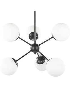 Plafoniera ADAWRO Metallo Nero/Bianco