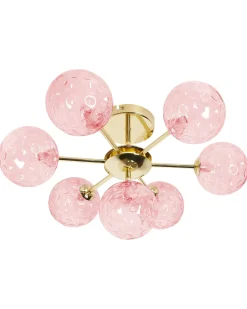 Plafoniera ANADYR Vetro Rosa