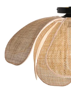 Plafoniera CHIREDZI Rattan Naturale