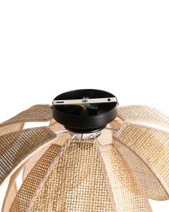 Plafoniera CHIREDZI Rattan Naturale