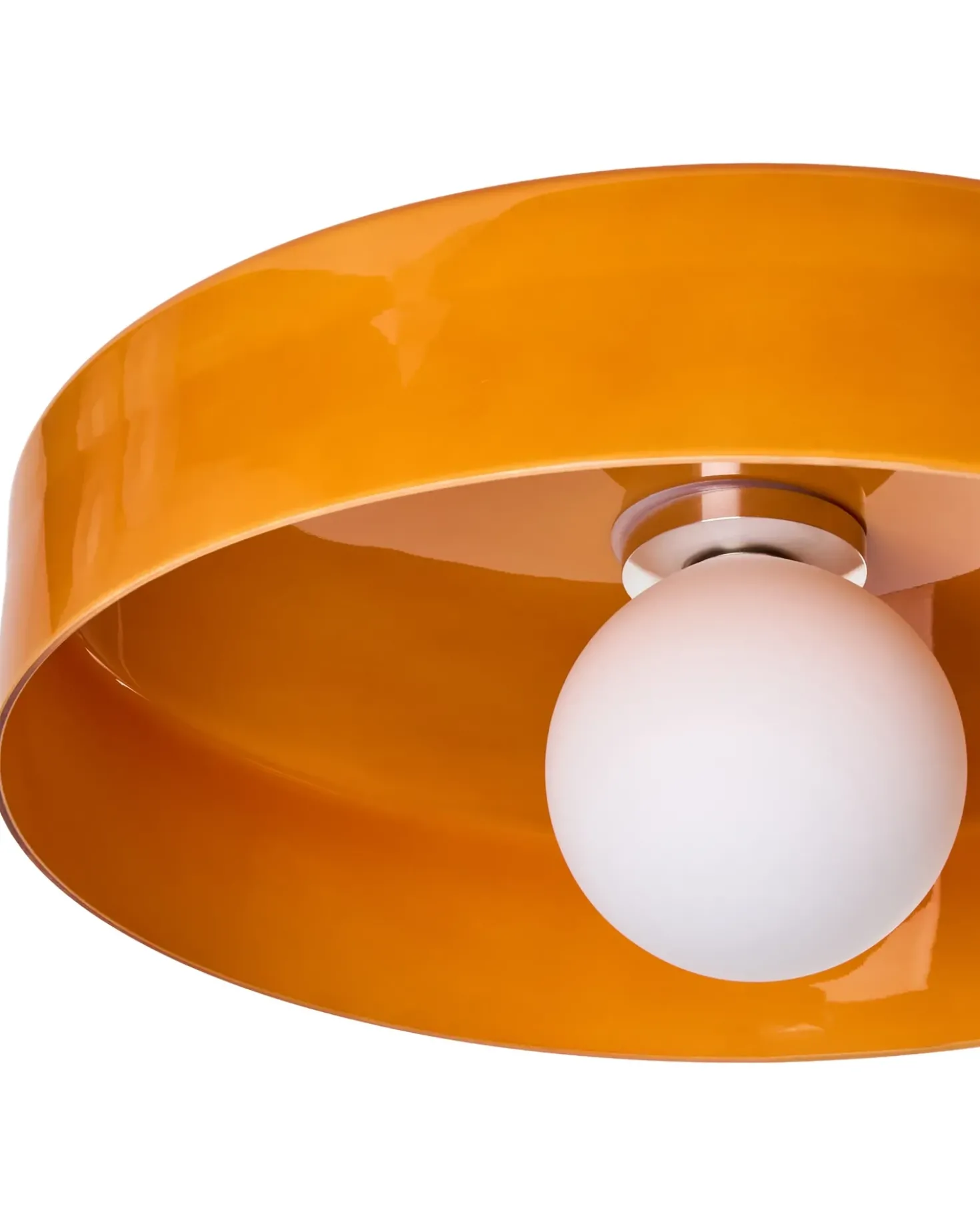 Plafoniera LUGUSE Vetro Arancione