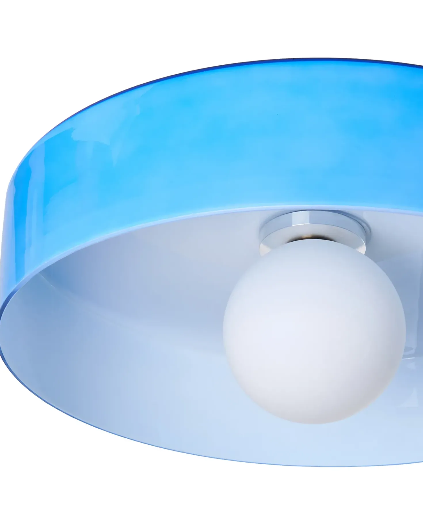 Plafoniera LUGUSE Vetro Blu
