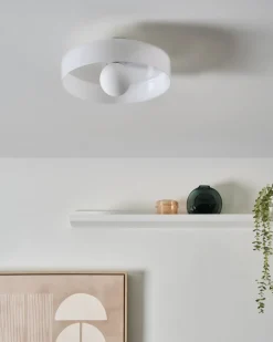Plafoniera LUGUSE Vetro Bianco