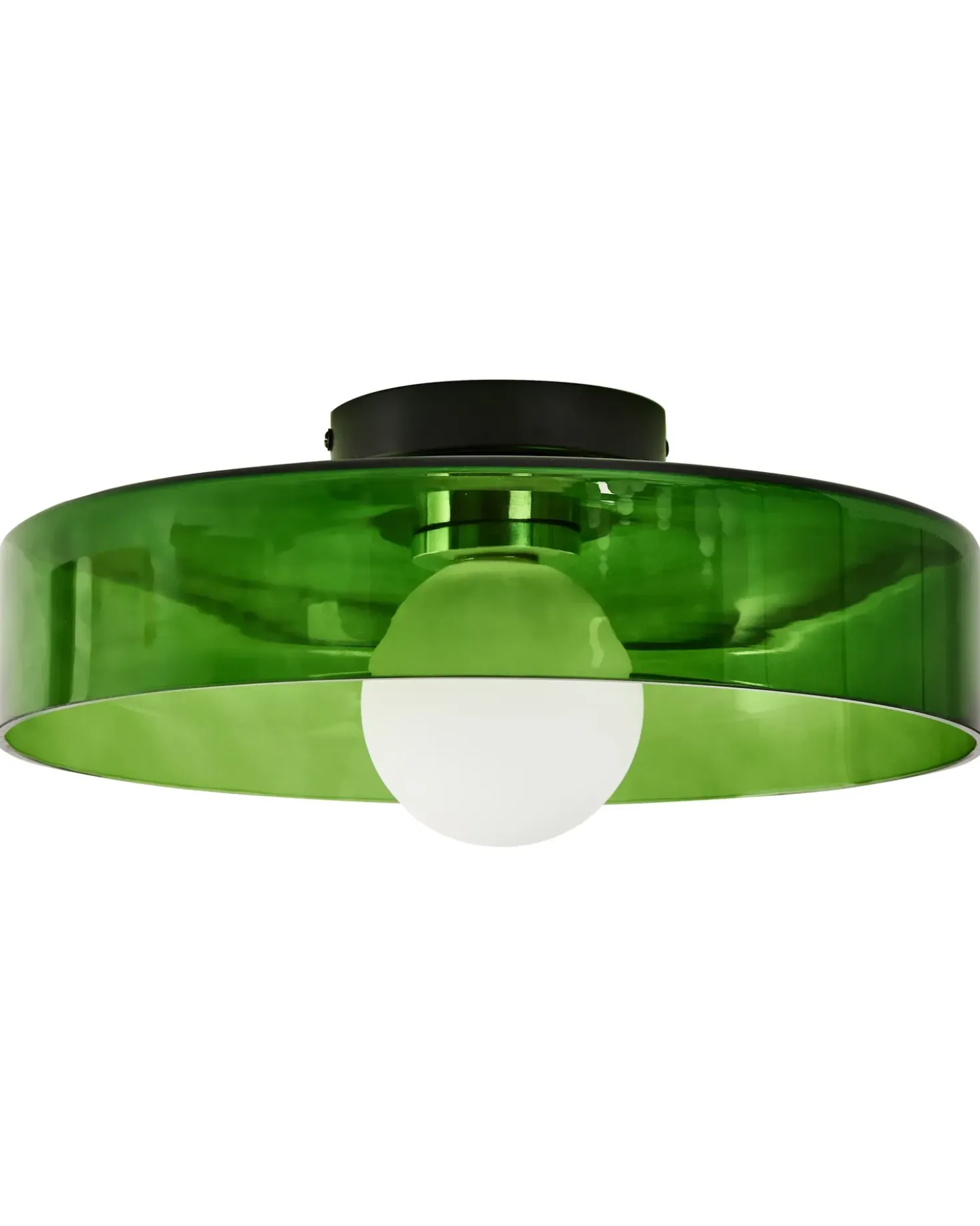 Plafoniera LUGUSE Vetro Verde