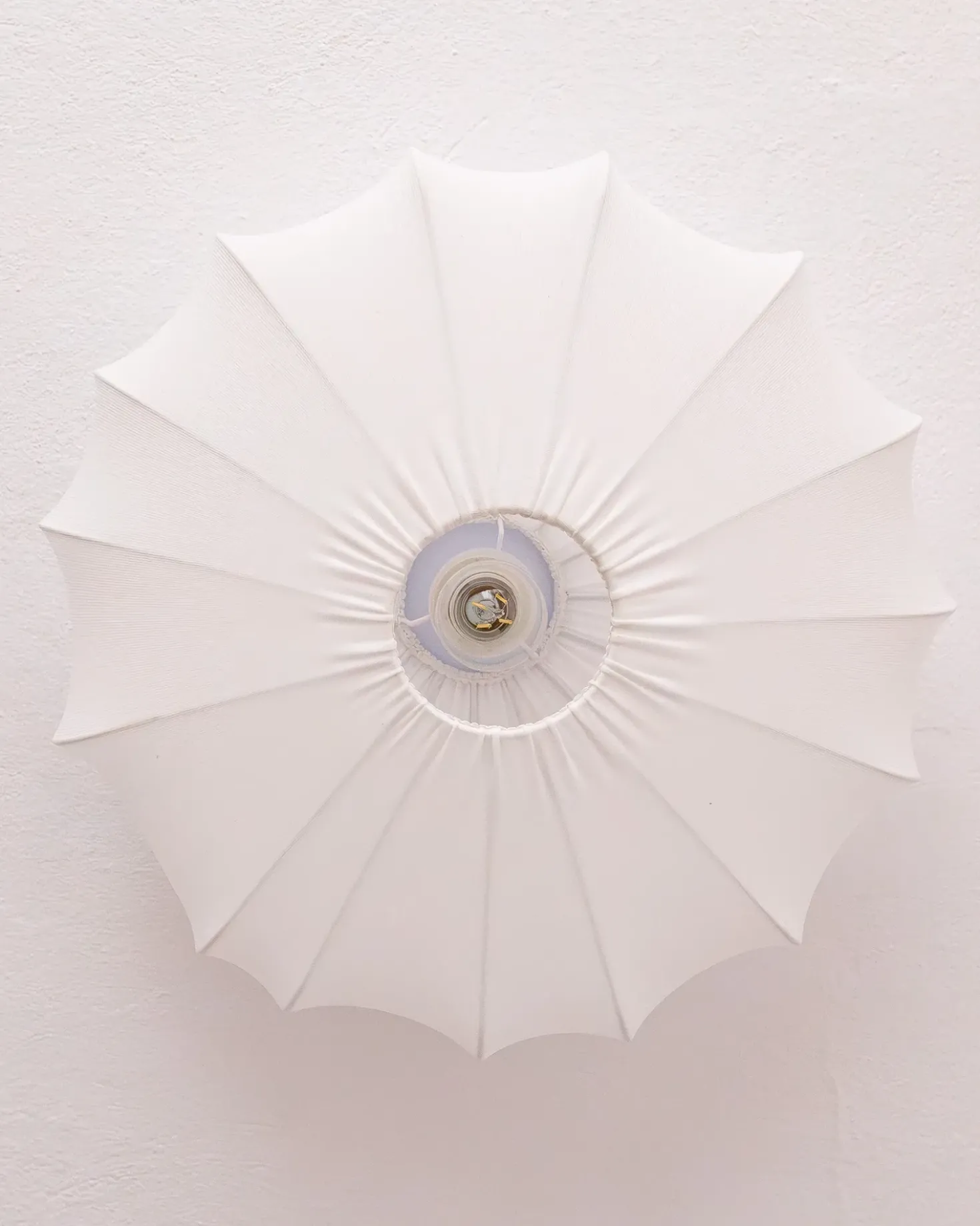 Plafoniera UMCHABEZI Tessuto Bianco