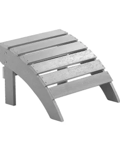 Poggiapiedi da giardino ADIRONDACK Grigio chiaro