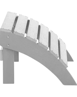 Poggiapiedi da giardino ADIRONDACK Grigio chiaro