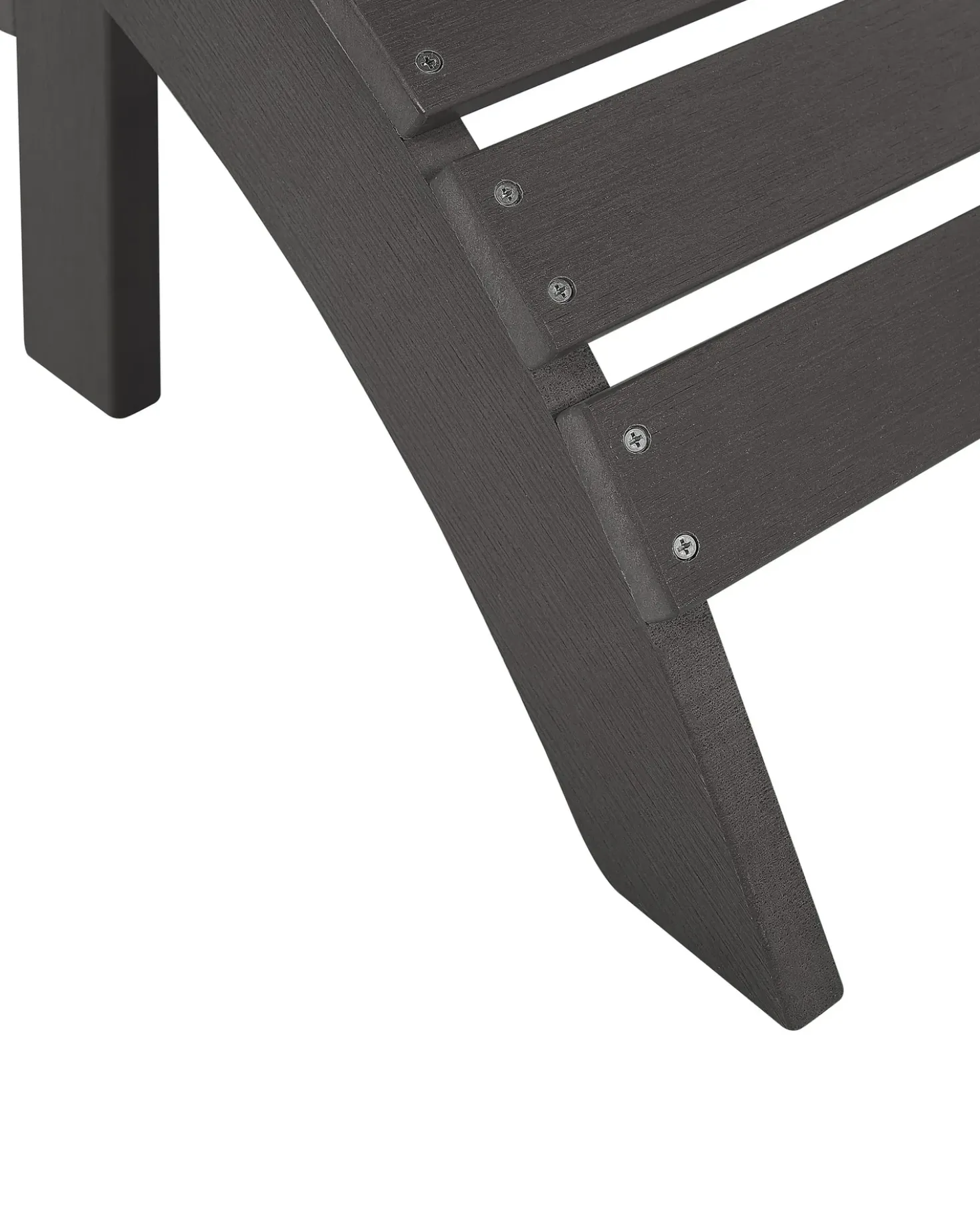 Poggiapiedi da giardino ADIRONDACK Grigio scuro