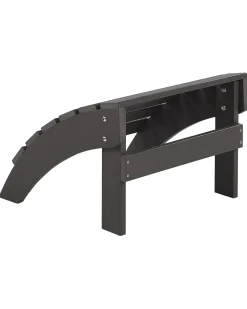 Poggiapiedi da giardino ADIRONDACK Grigio scuro