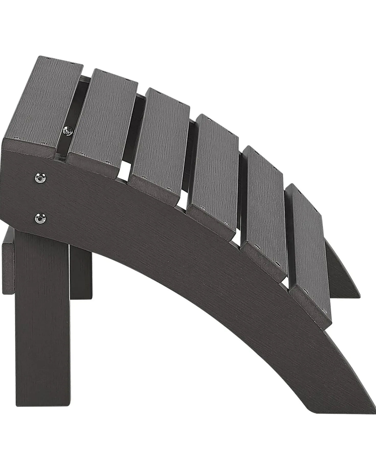 Poggiapiedi da giardino ADIRONDACK Grigio scuro
