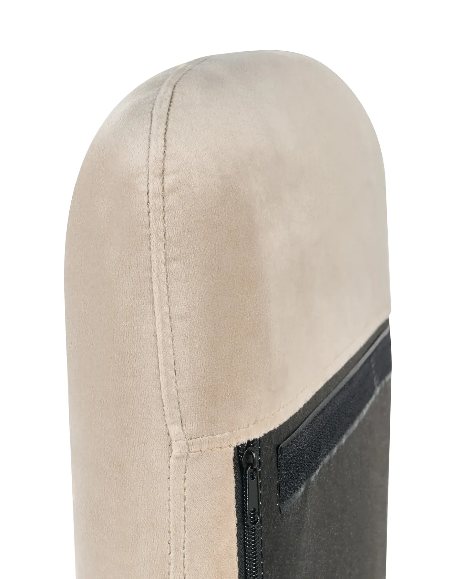 Poltrona a dondolo ELLAN Velluto Beige