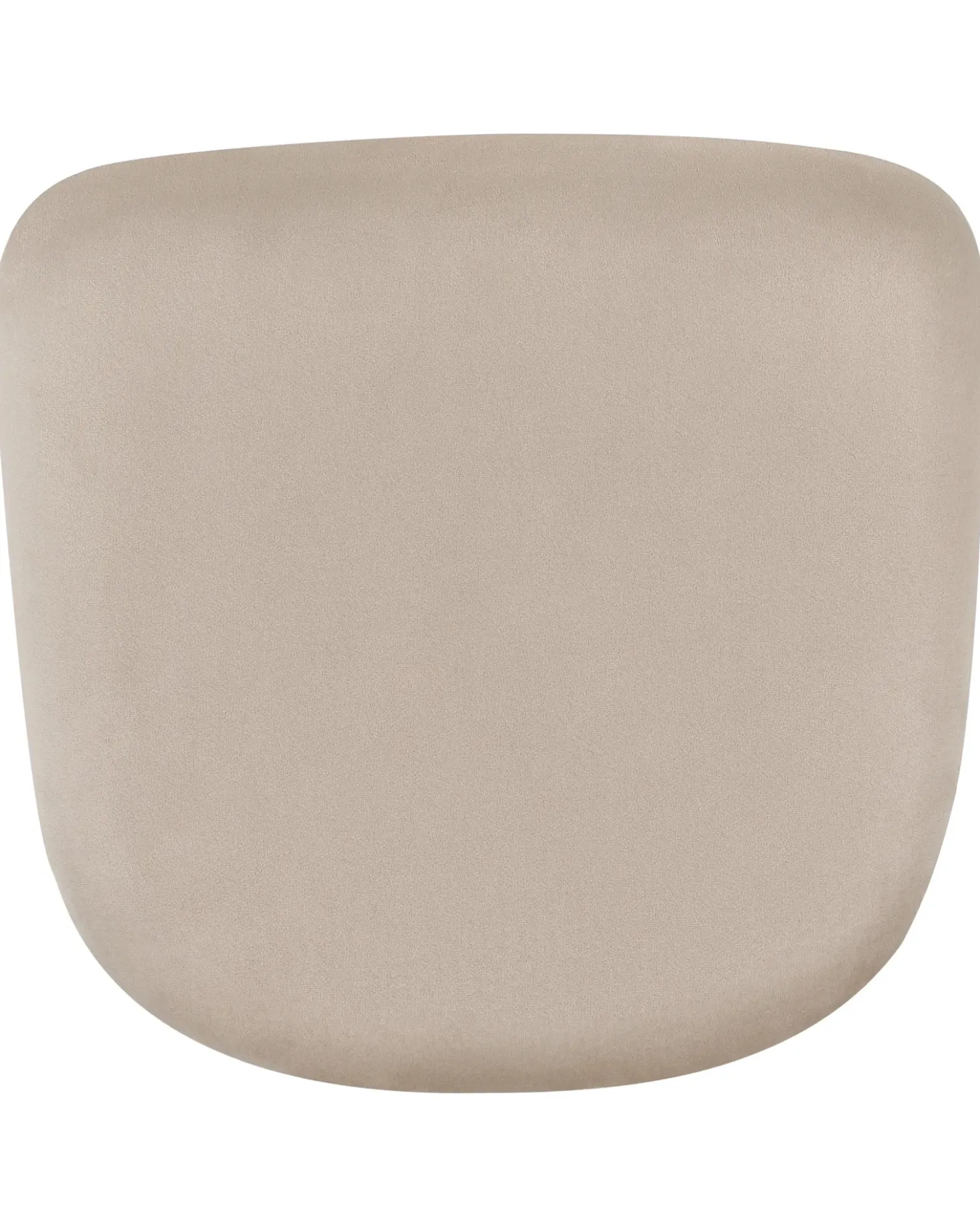 Poltrona a dondolo ELLAN Velluto Beige