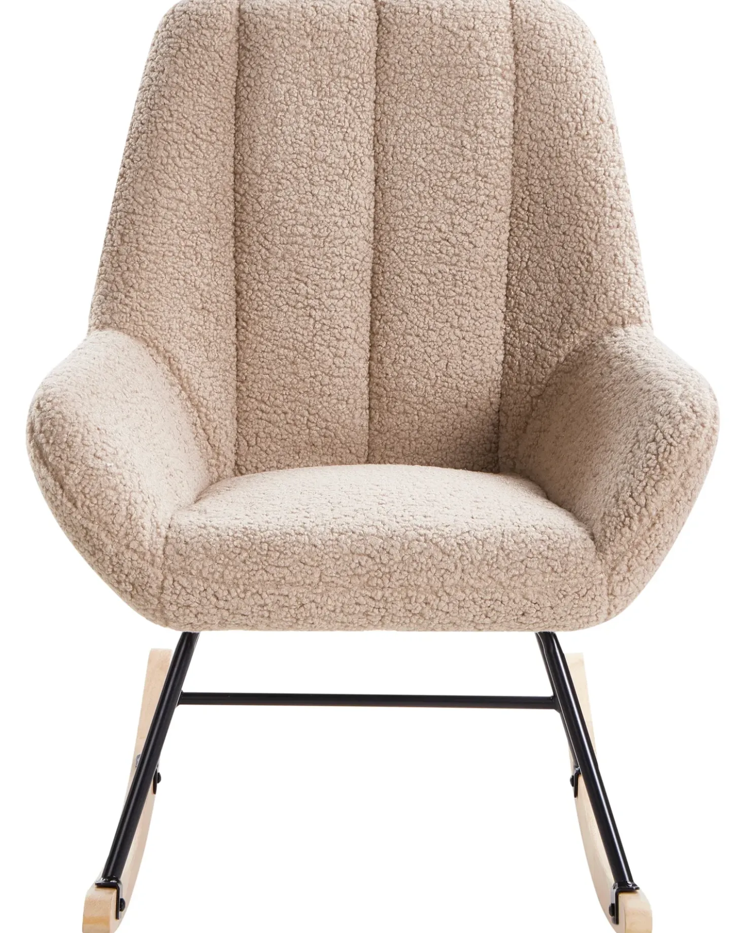 Poltrona a dondolo KINNO Bouclé Beige