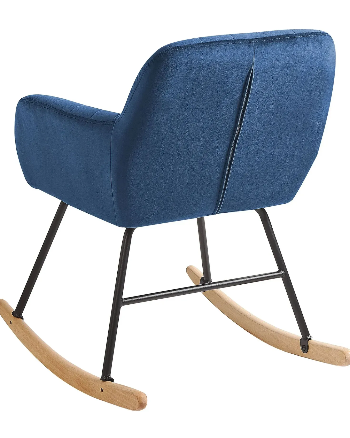 Poltrona a dondolo LIARUM Velluto Blu marino