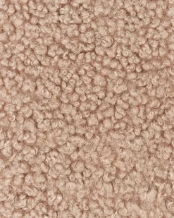 Poltrona a dondolo OULU Bouclé Beige sabbia