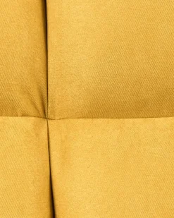 Poltrona a dondolo OULU Tessuto Giallo