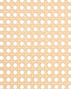 Poltrona a dondolo RYA Legno Marrone chiaro/Beige chiaro