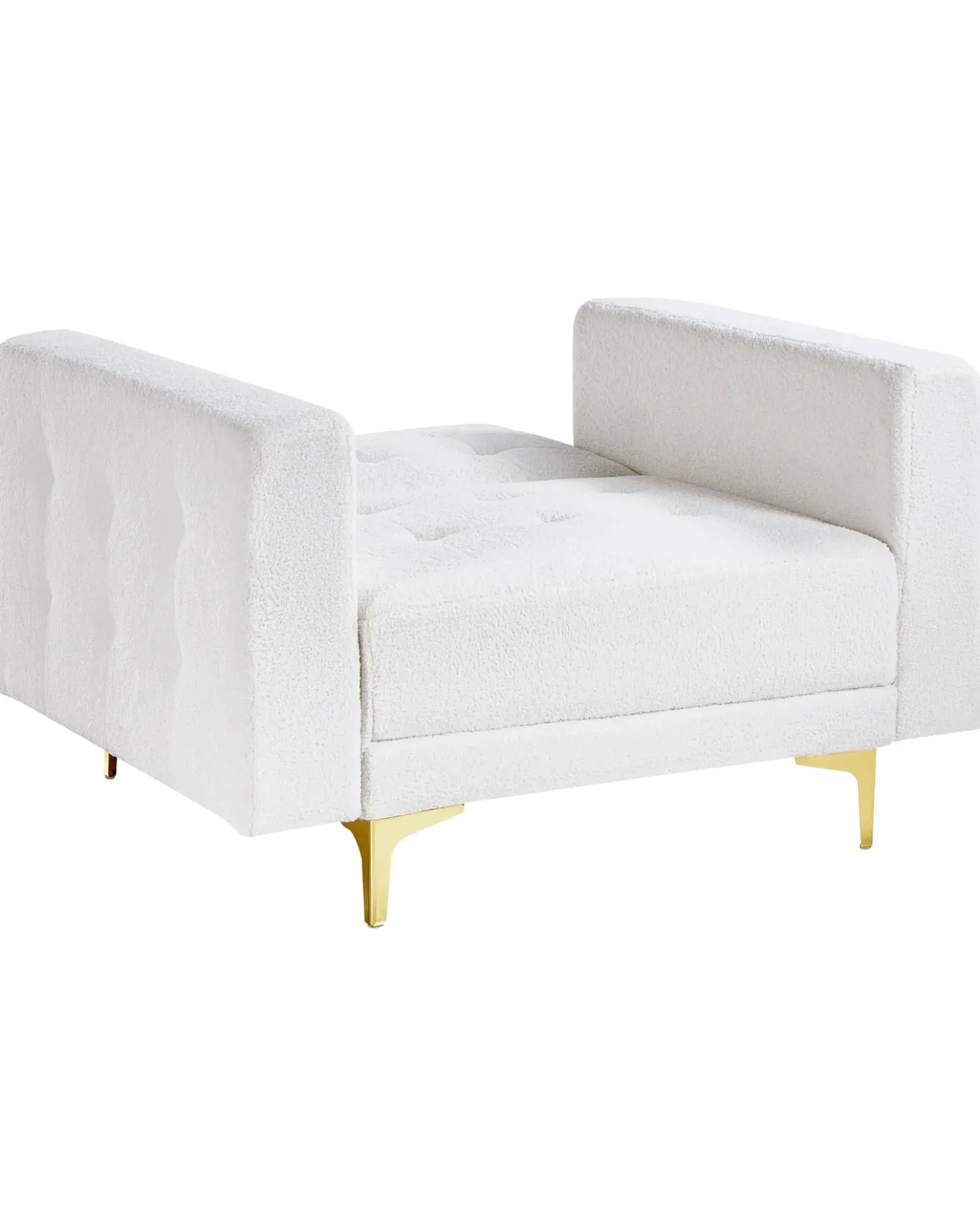 Poltrona ABERDEEN Bouclé Bianco sporco